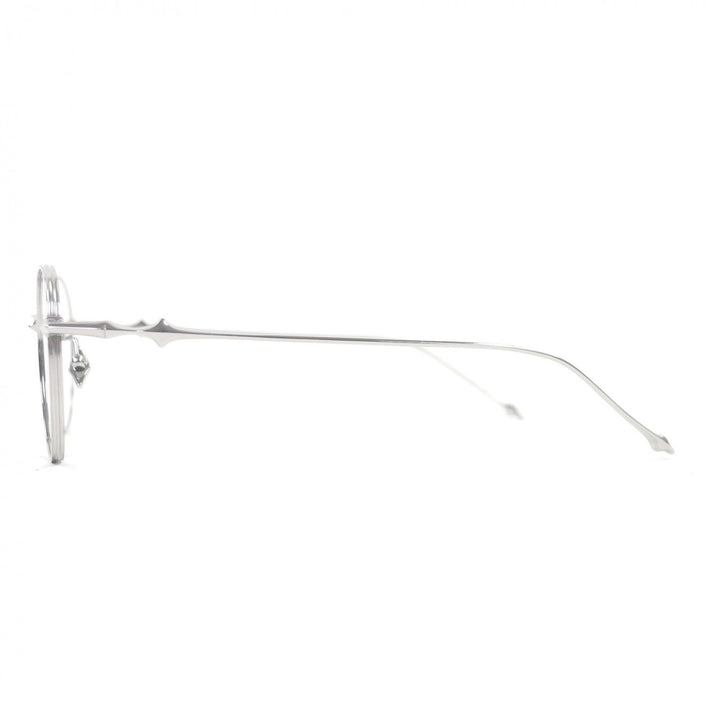 Excellent GENTLE MONSTER Glasses BOLD Boston Frame Silver Titanium mens