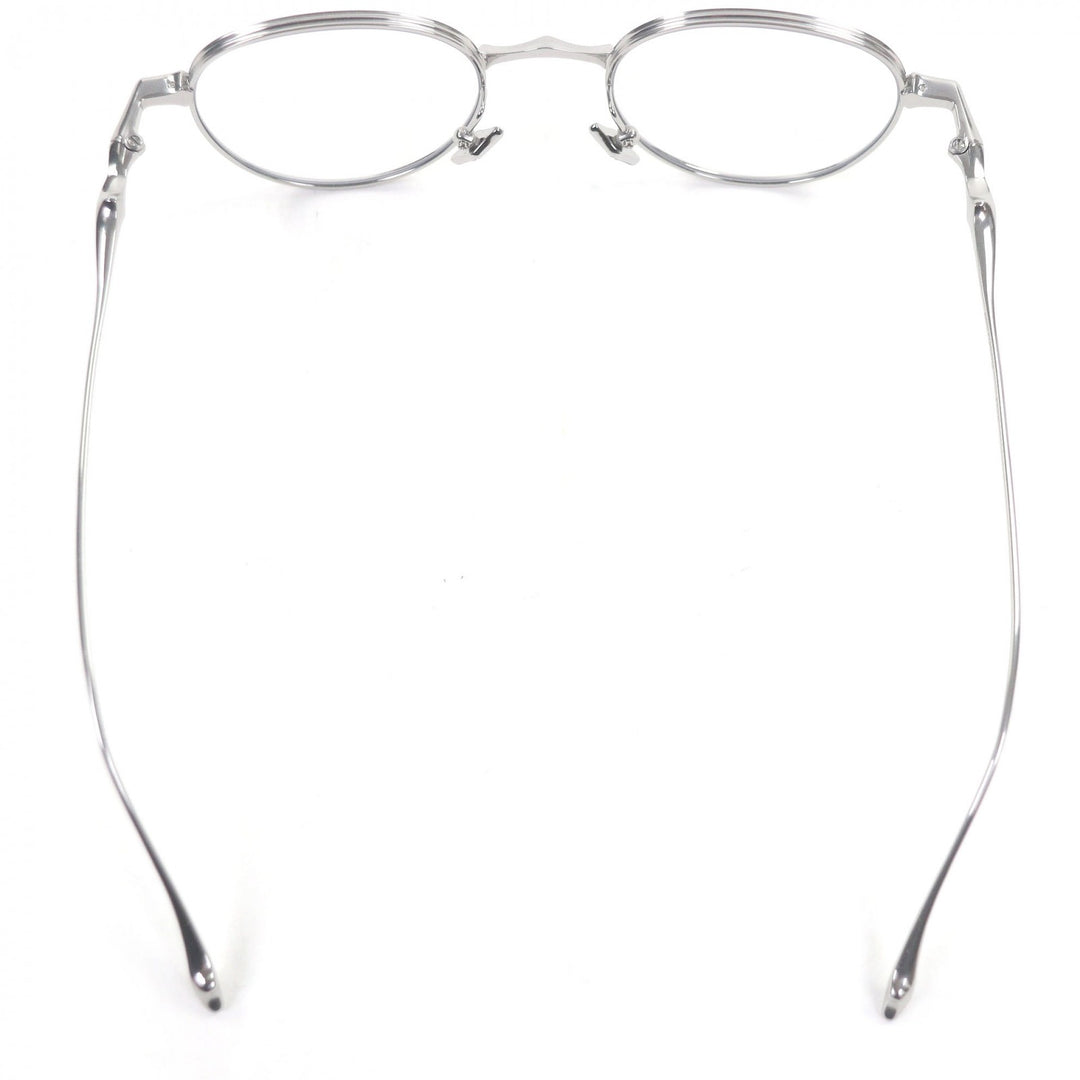 Excellent GENTLE MONSTER Glasses BOLD Boston Frame Silver Titanium mens