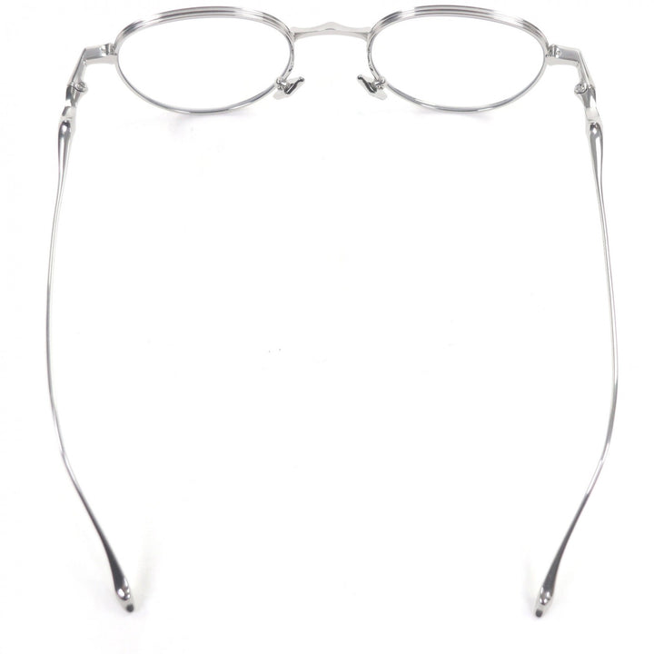 Excellent GENTLE MONSTER Glasses BOLD Boston Frame Silver Titanium mens
