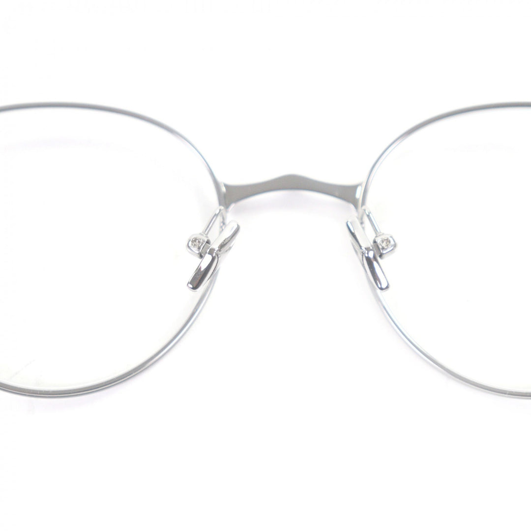 Excellent GENTLE MONSTER Glasses BOLD Boston Frame Silver Titanium mens