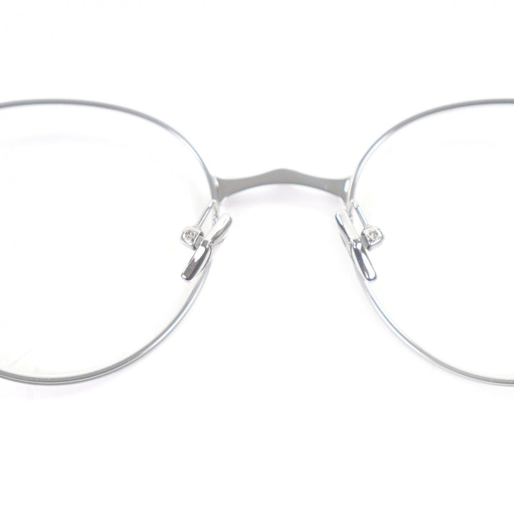 Excellent GENTLE MONSTER Glasses BOLD Boston Frame Silver Titanium mens