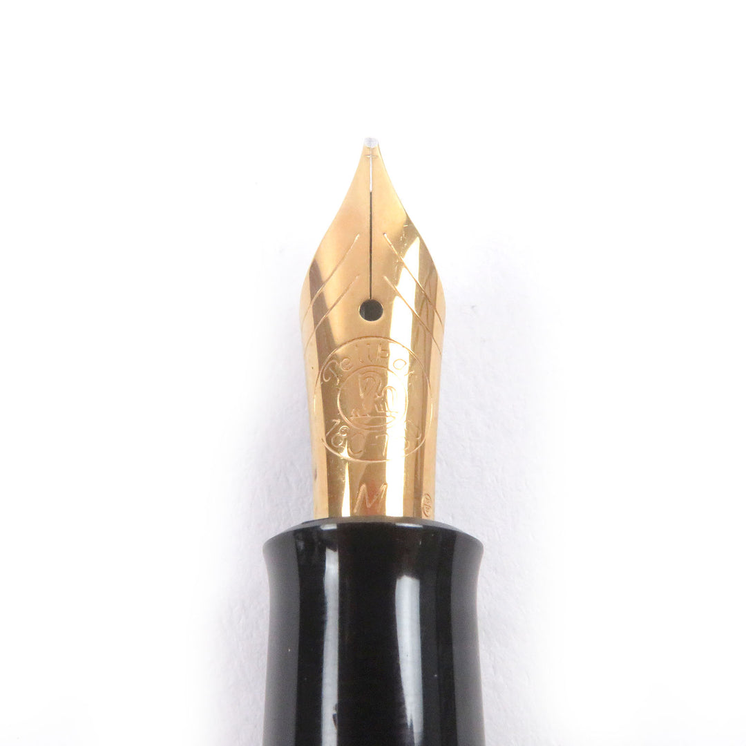 Great PERIKAN fountain pen Toledo earliest type black 18K mens M700