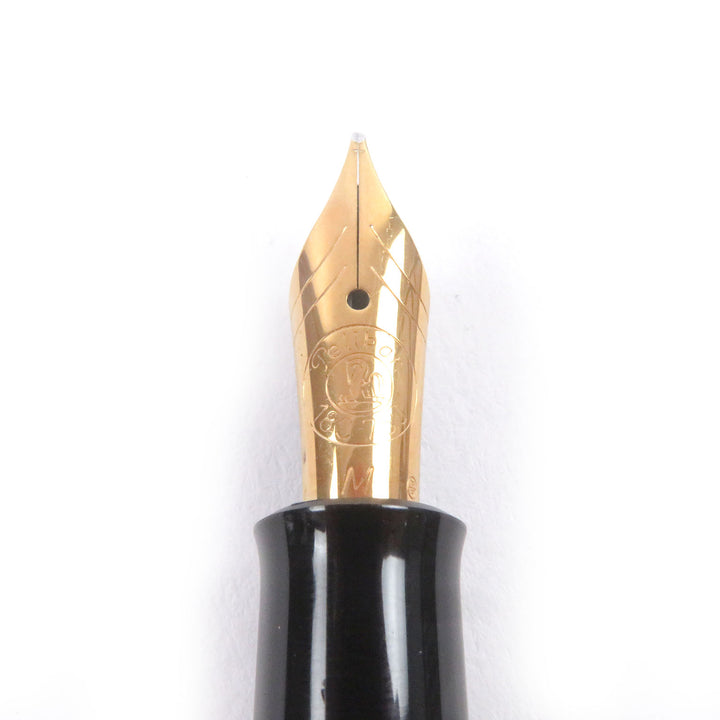 Great PERIKAN fountain pen Toledo earliest type black 18K mens M700