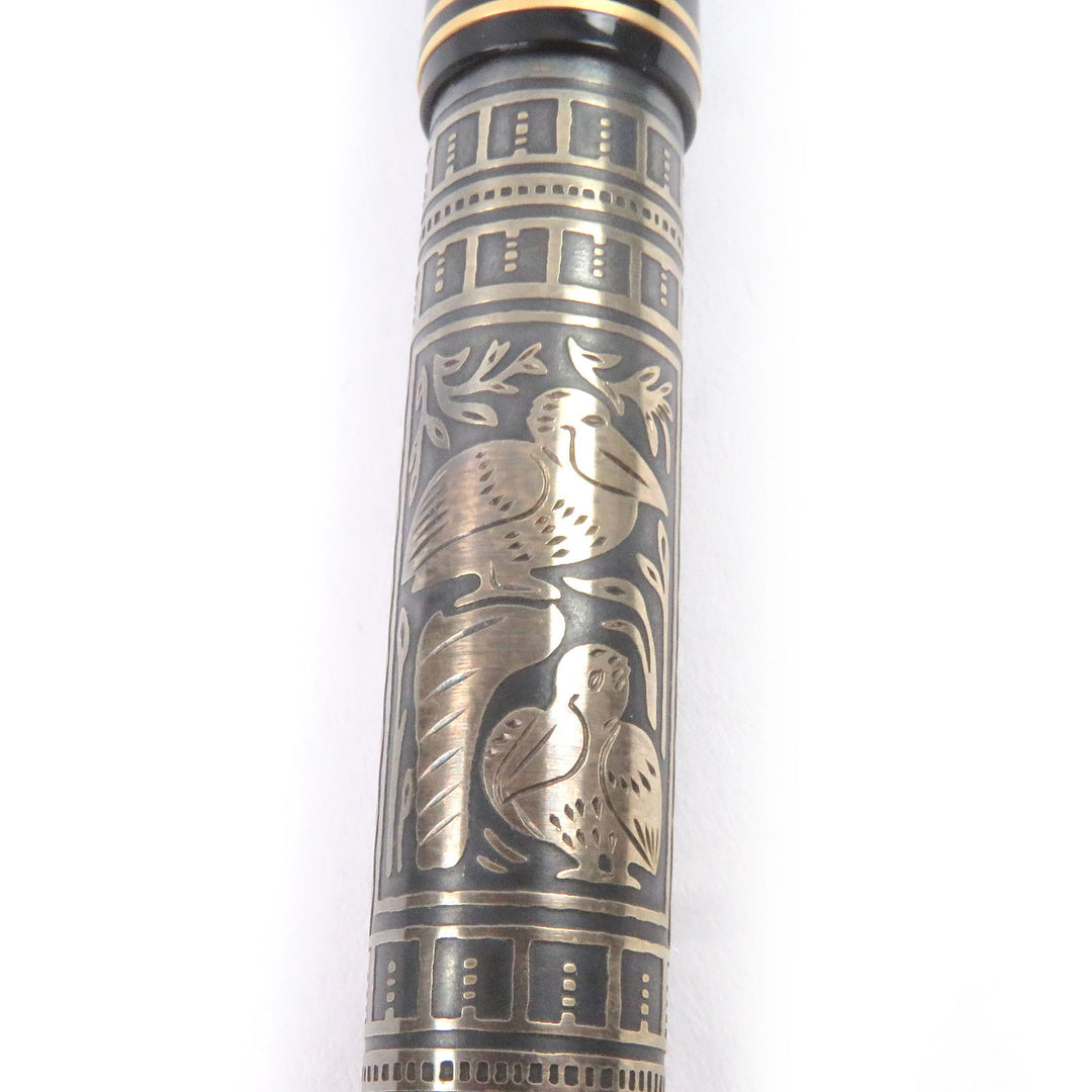 Great PERIKAN fountain pen Toledo earliest type black 18K mens M700