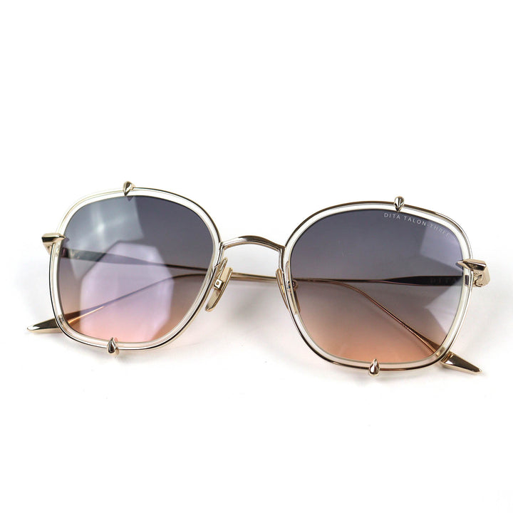 Excellent DITA sunglasses TALON THREE Eyewear gold ー mens DTS442