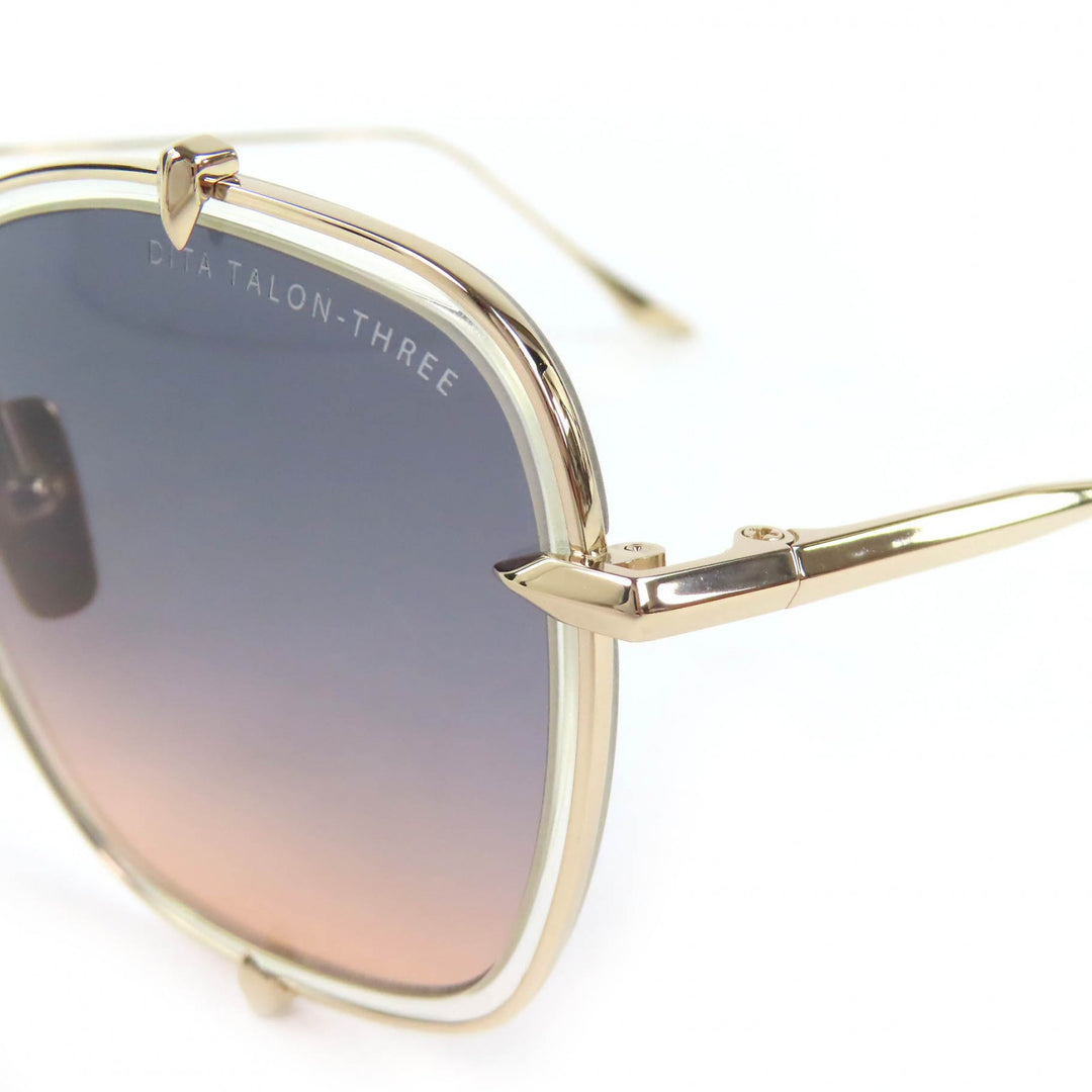 Excellent DITA sunglasses TALON THREE Eyewear gold ー mens DTS442