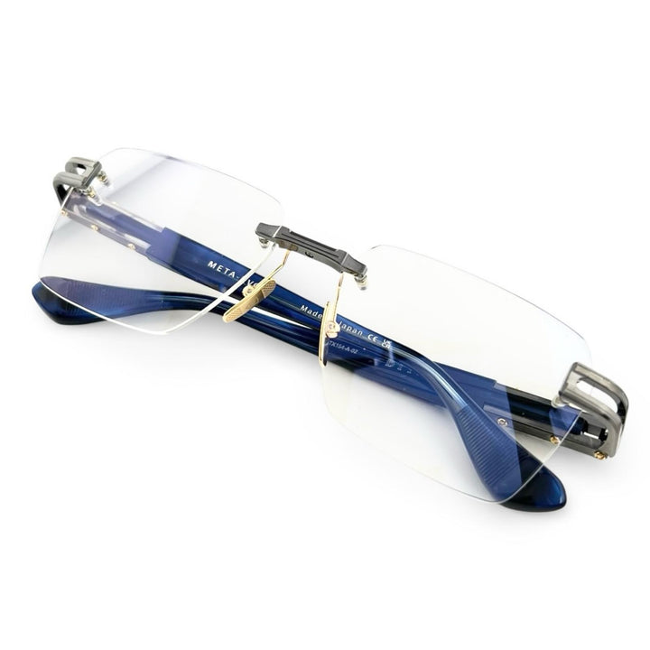 Pristine DITA Glasses META-EVO RX Two Point Rimless Cancer metallic DTX154