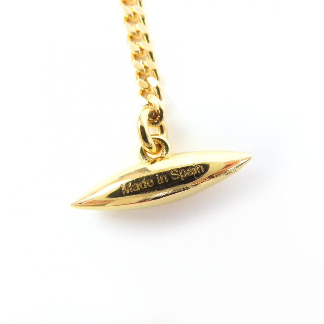 Excellent LOEWE Necklace Anagram Cube Chain gold Women J82124X02
