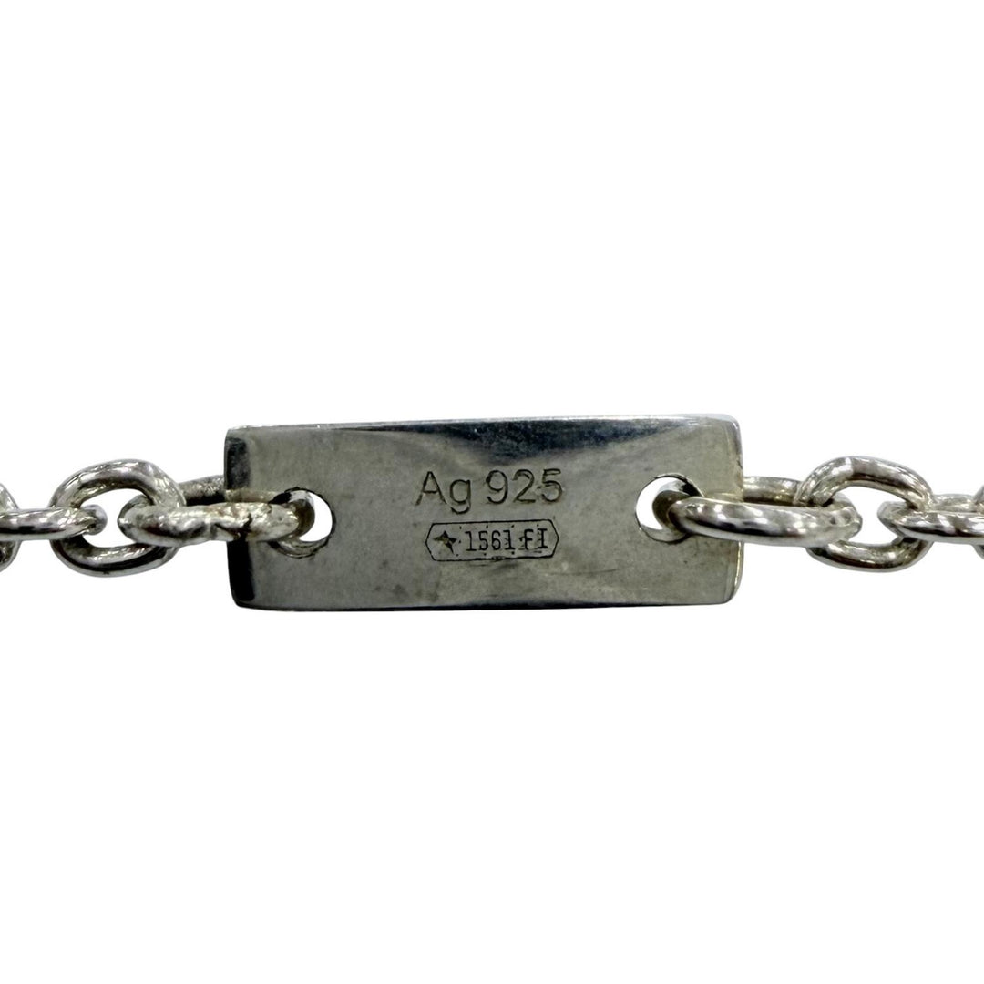 Great GUCCI Interlocking G Pendant Necklace Current product Silver AG925
