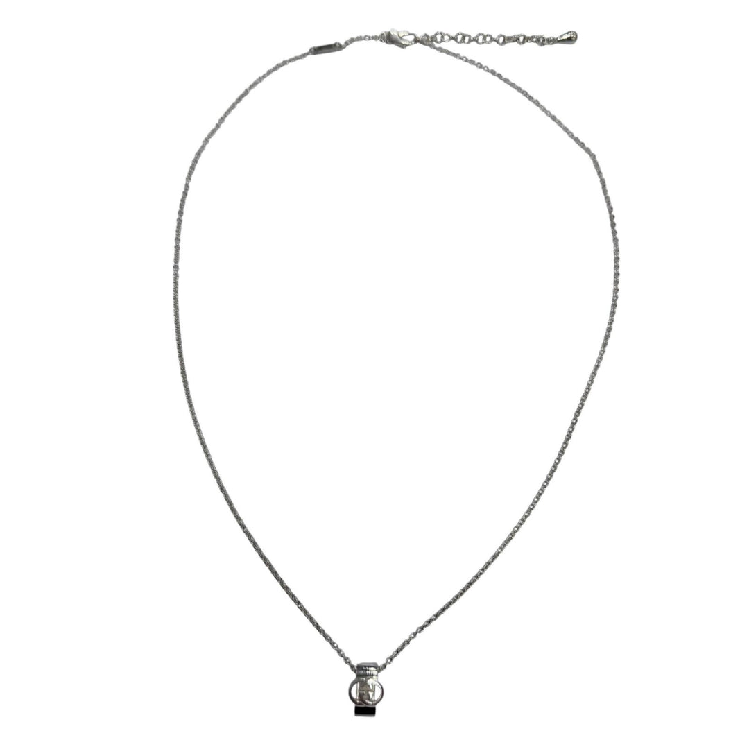 Great GUCCI Interlocking G Pendant Necklace Current product Silver AG925