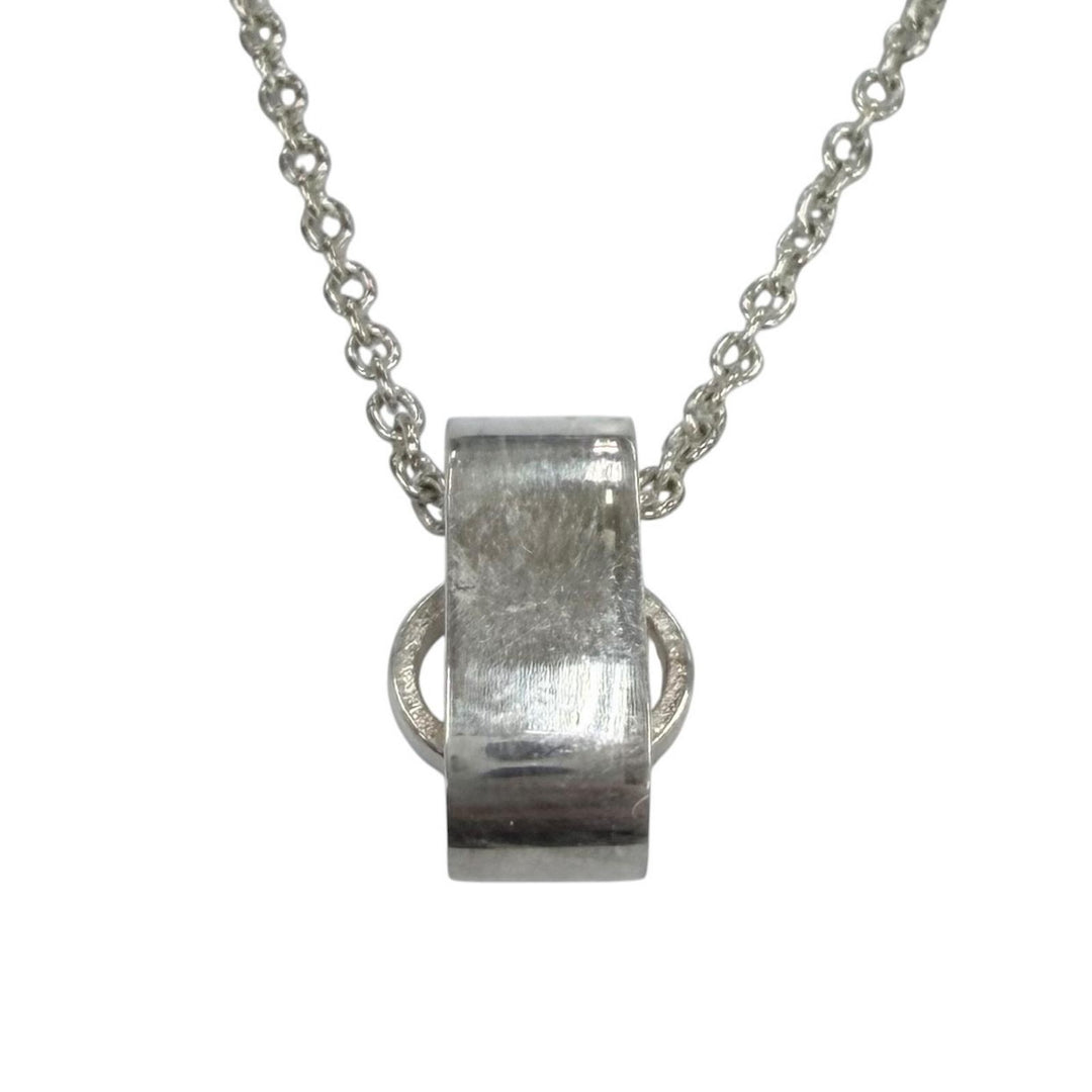 Great GUCCI Interlocking G Pendant Necklace Current product Silver AG925