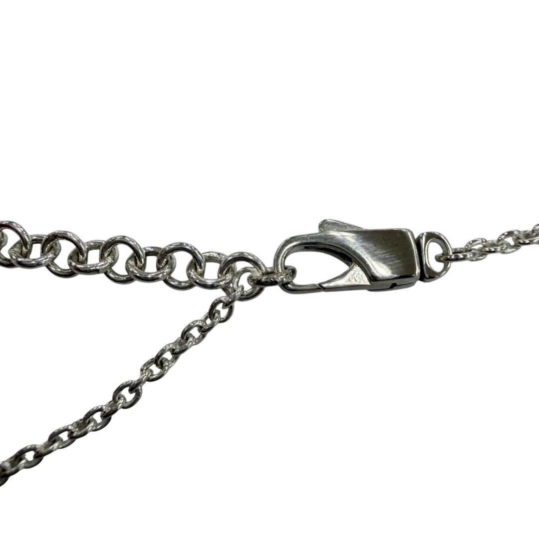 Great GUCCI Interlocking G Pendant Necklace Current product Silver AG925
