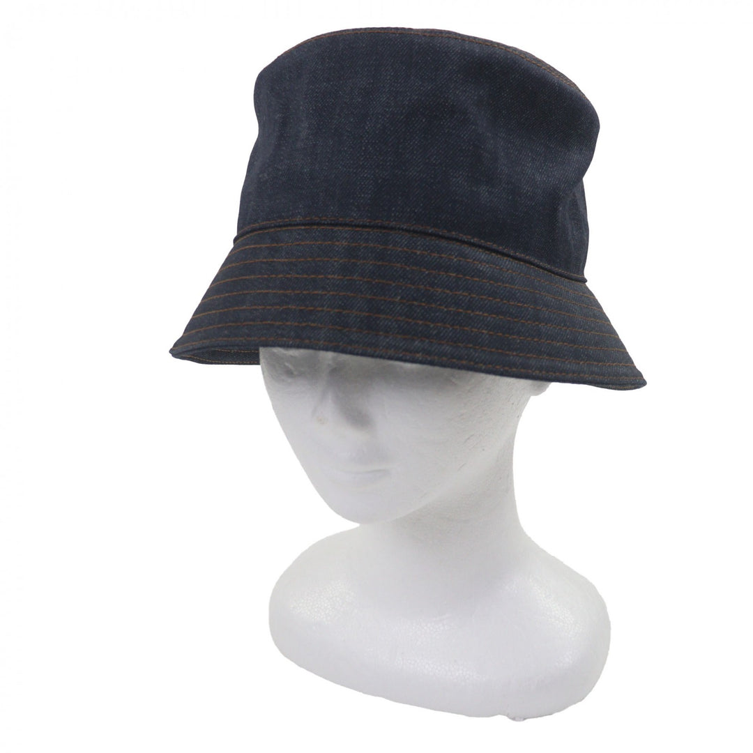 Pristine PRADA hat Indigo cotton mens XL 2HC137