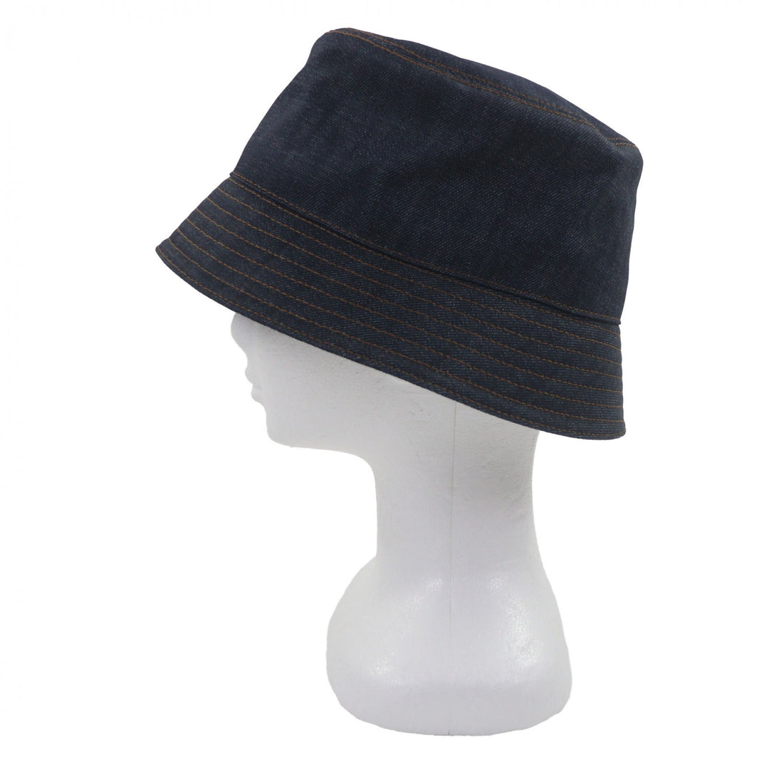 Pristine PRADA hat Indigo cotton mens XL 2HC137