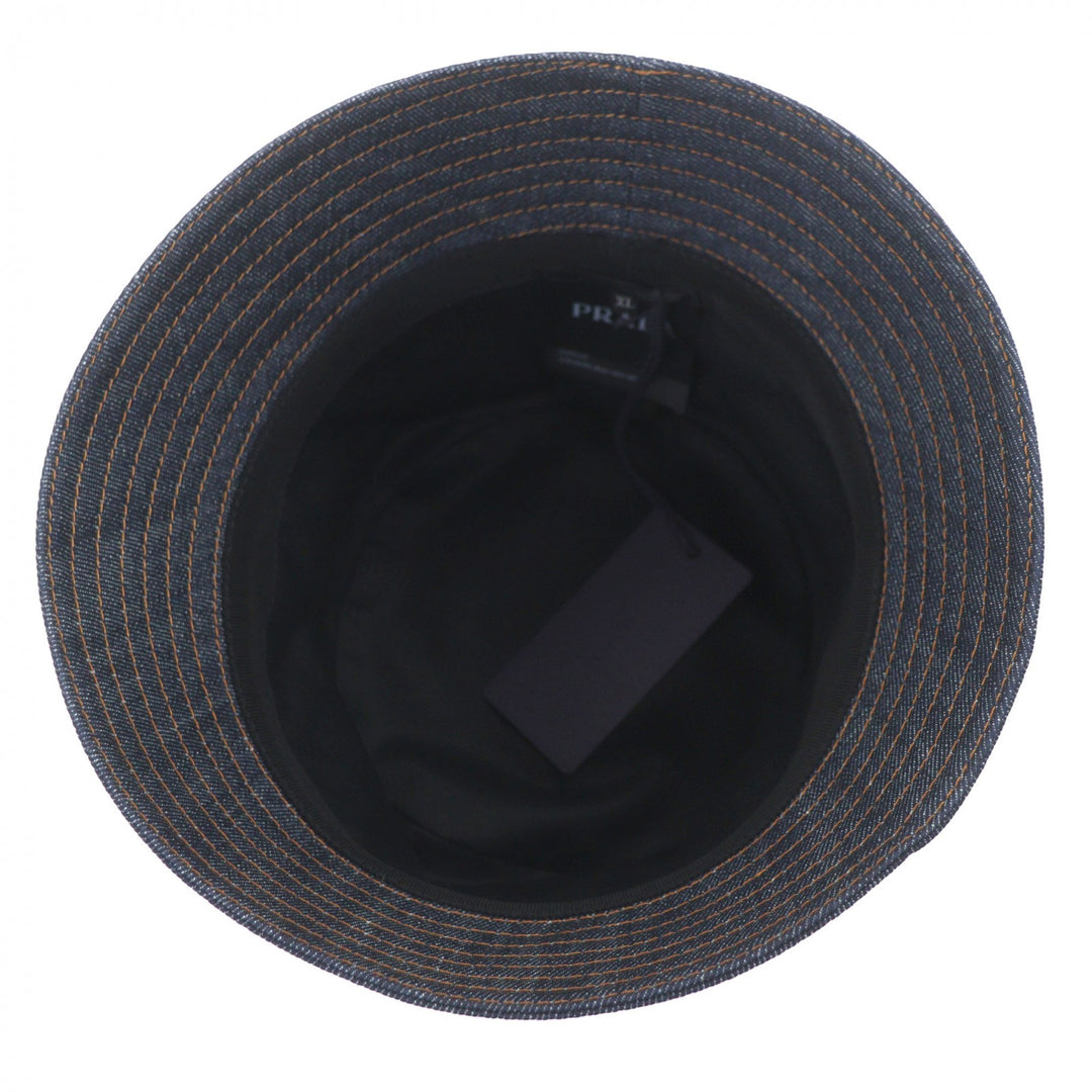 Pristine PRADA hat Indigo cotton mens XL 2HC137