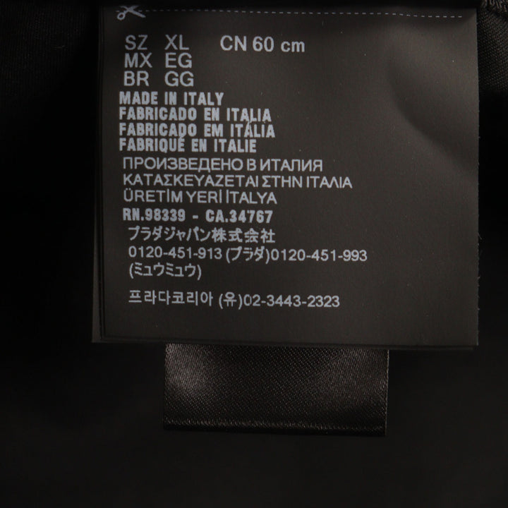 Pristine PRADA hat Indigo cotton mens XL 2HC137