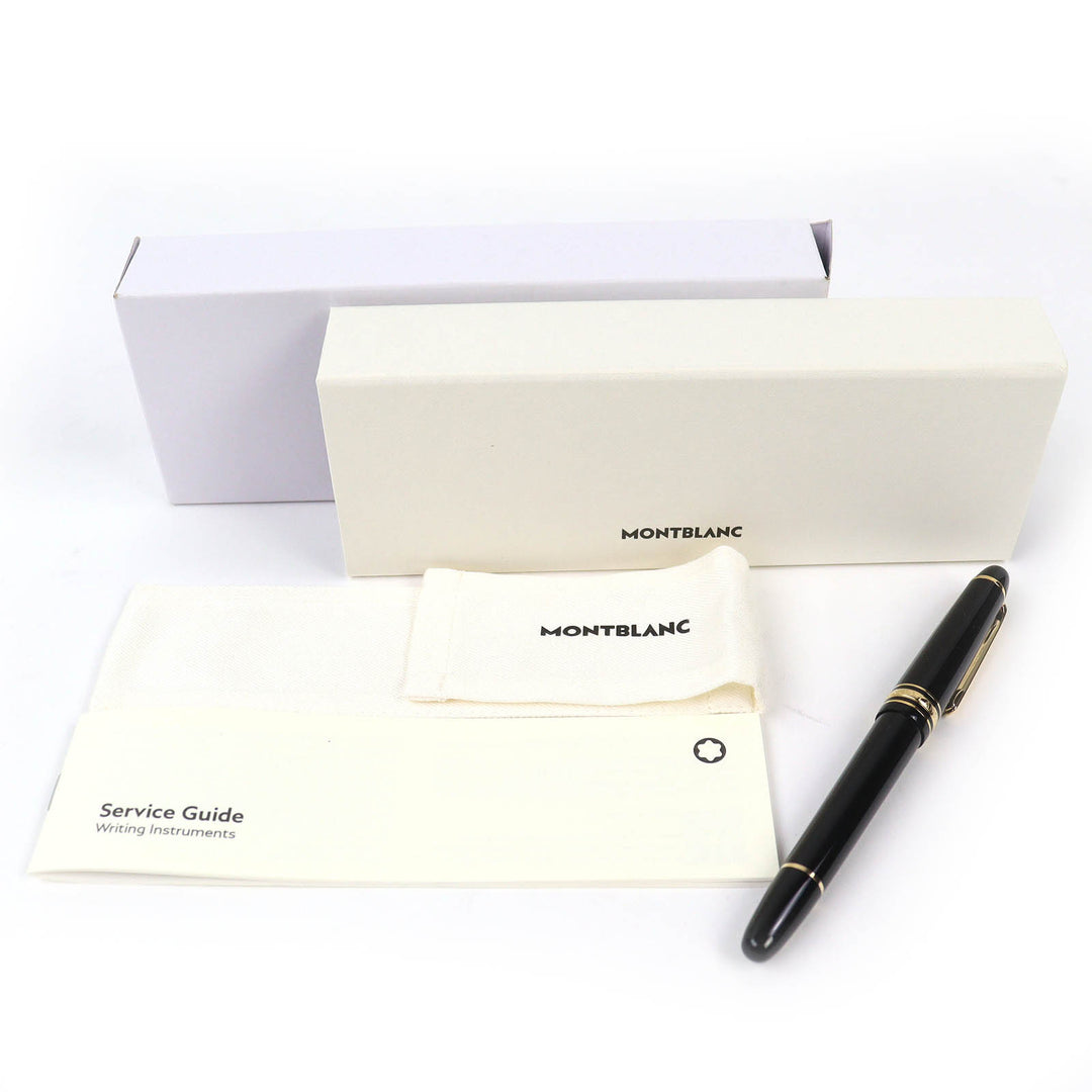 Pristine MONTBLANC fountain pen Meisterstück 145 black 14K mens
