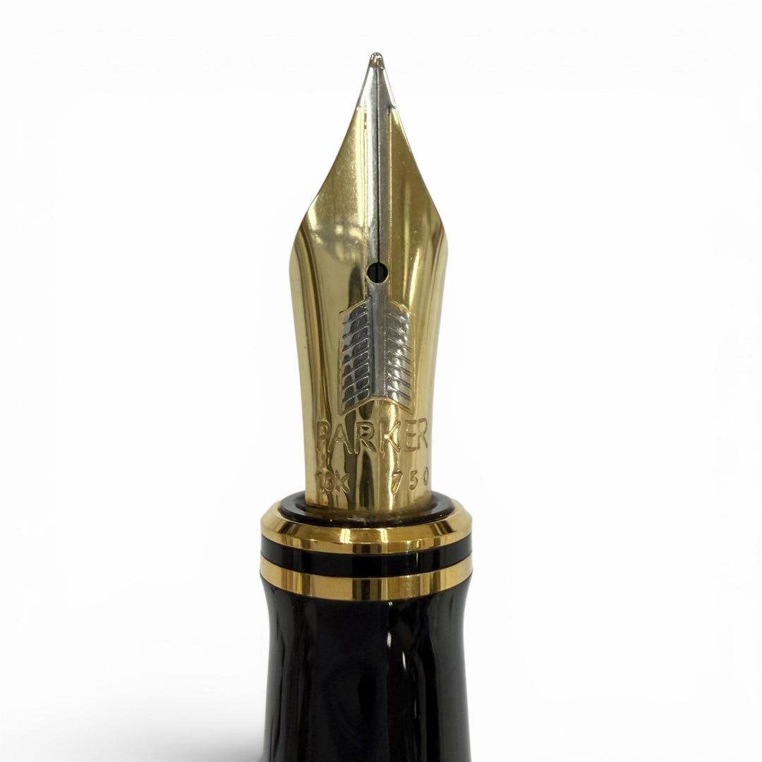 Great PARKER fountain pen Duofold Centennial Duofold Centennial Silver 18K mens