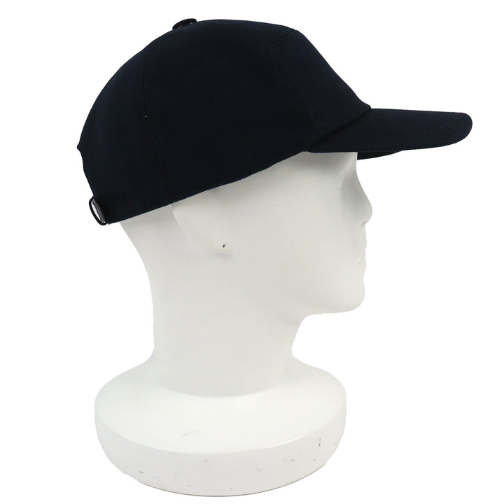 Very Good LOUIS VUITTON Cap Aerogram Baseball cap hat black cotton mens M M77124