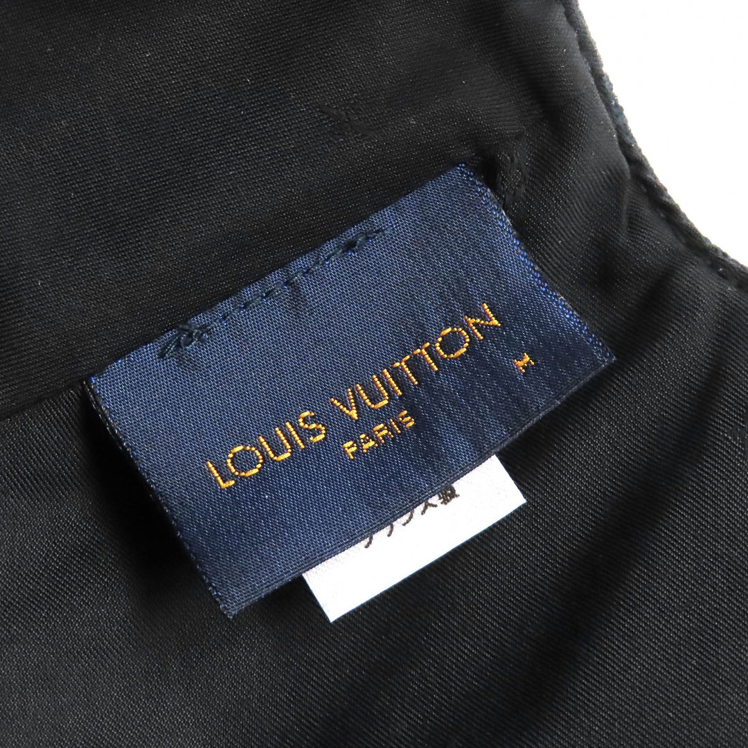 Very Good LOUIS VUITTON Cap Aerogram Baseball cap hat black cotton mens M M77124