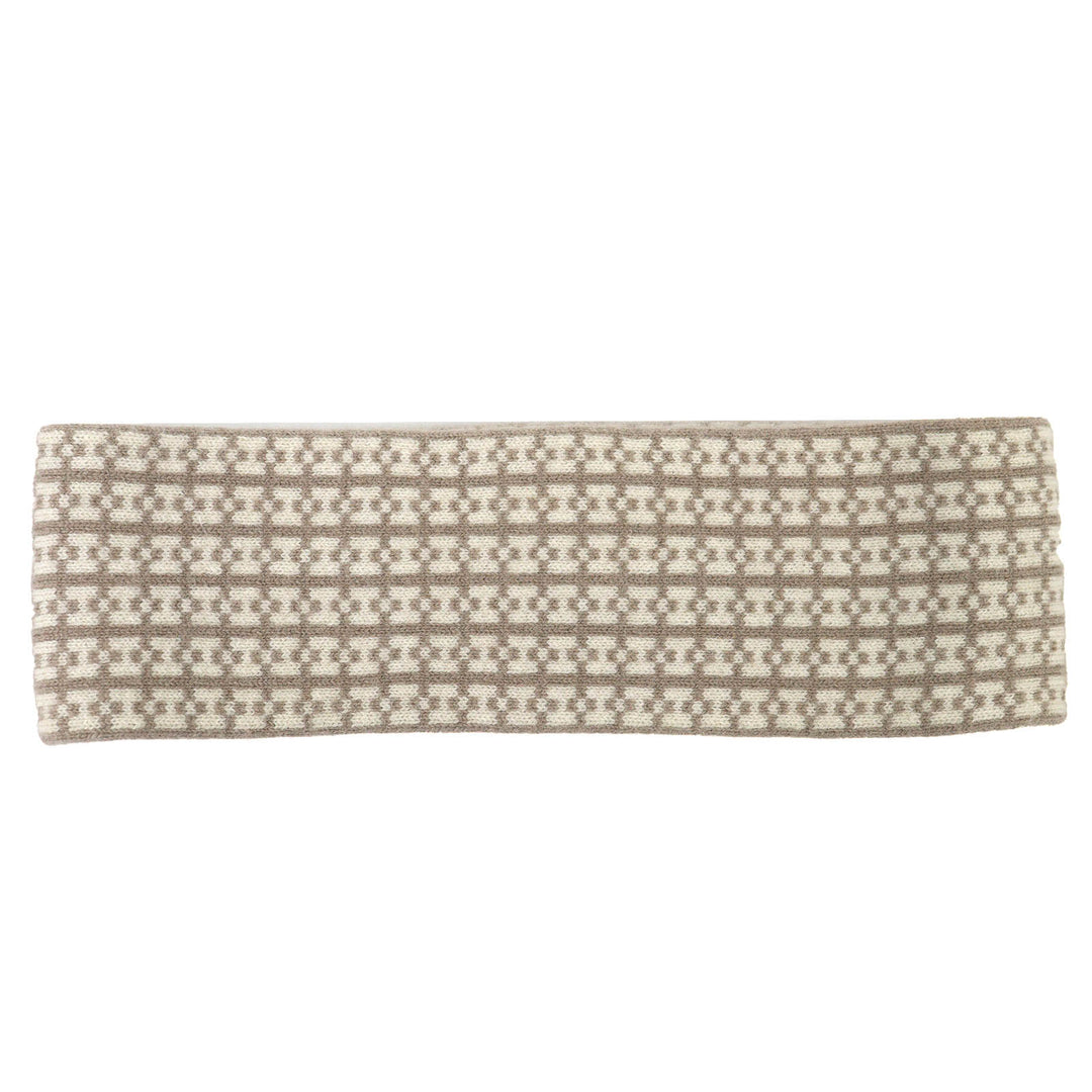 Excellent HERMES hair accessory Giovanna H logo knit headband cashmere Women M