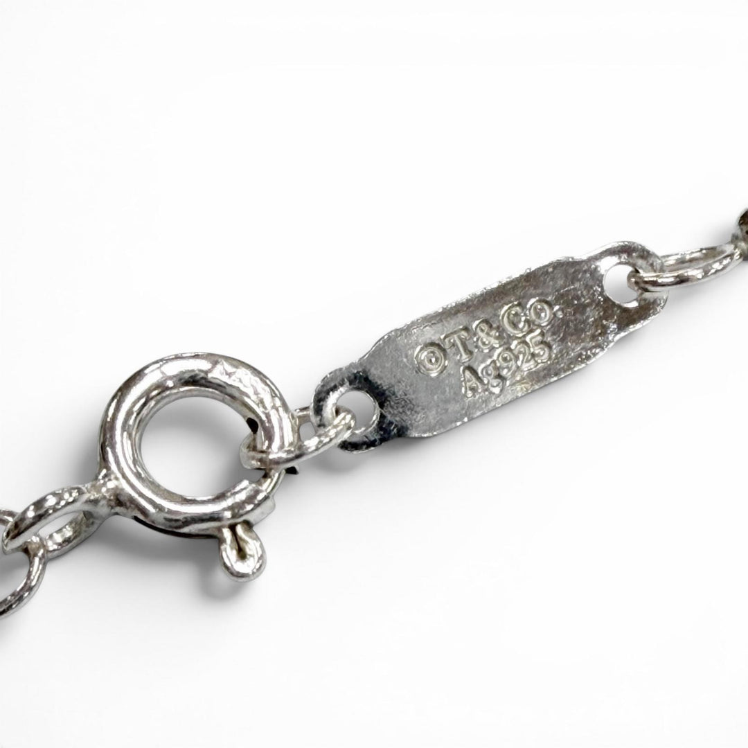 Excellent TIFFANY&Co. Necklace Makers ID Tag Pendant Silver AG925