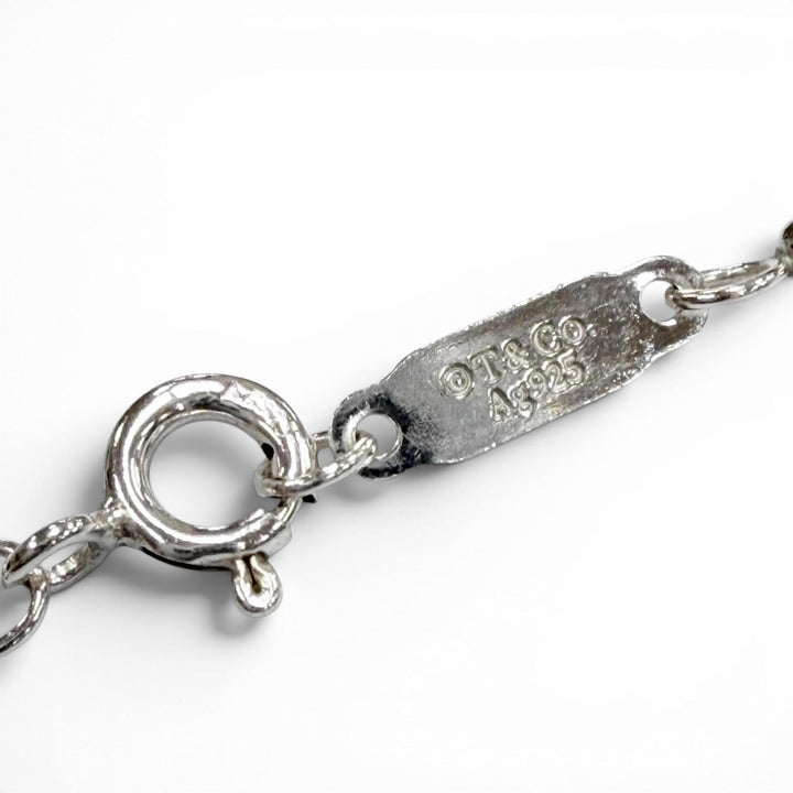 Excellent TIFFANY&Co. Necklace Makers ID Tag Pendant Silver AG925