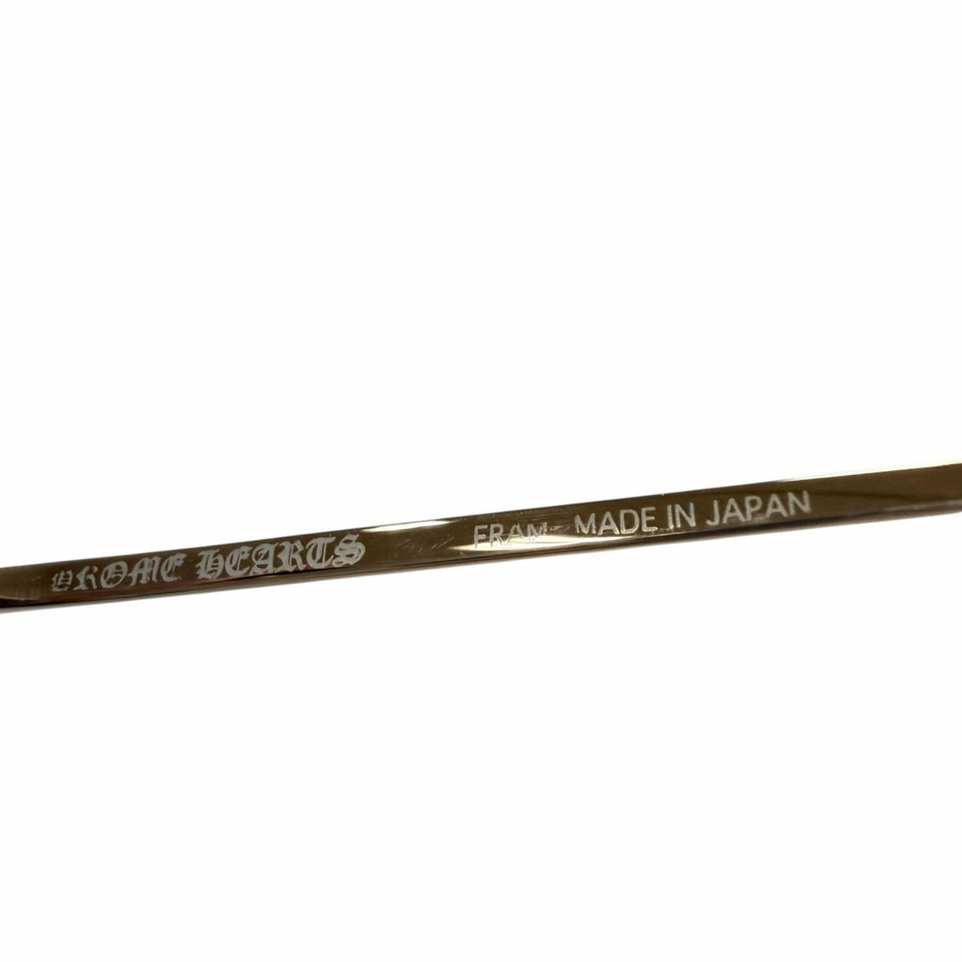 Great CHROME HEARTS sunglasses OVARYEASY white 925 mens
