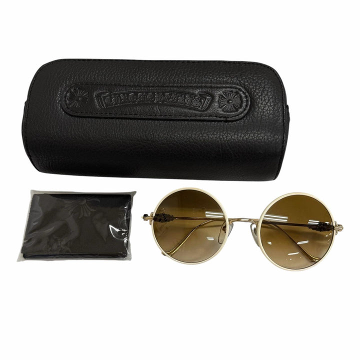 Great CHROME HEARTS sunglasses OVARYEASY white 925 mens