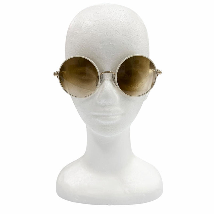 Great CHROME HEARTS sunglasses OVARYEASY white 925 mens