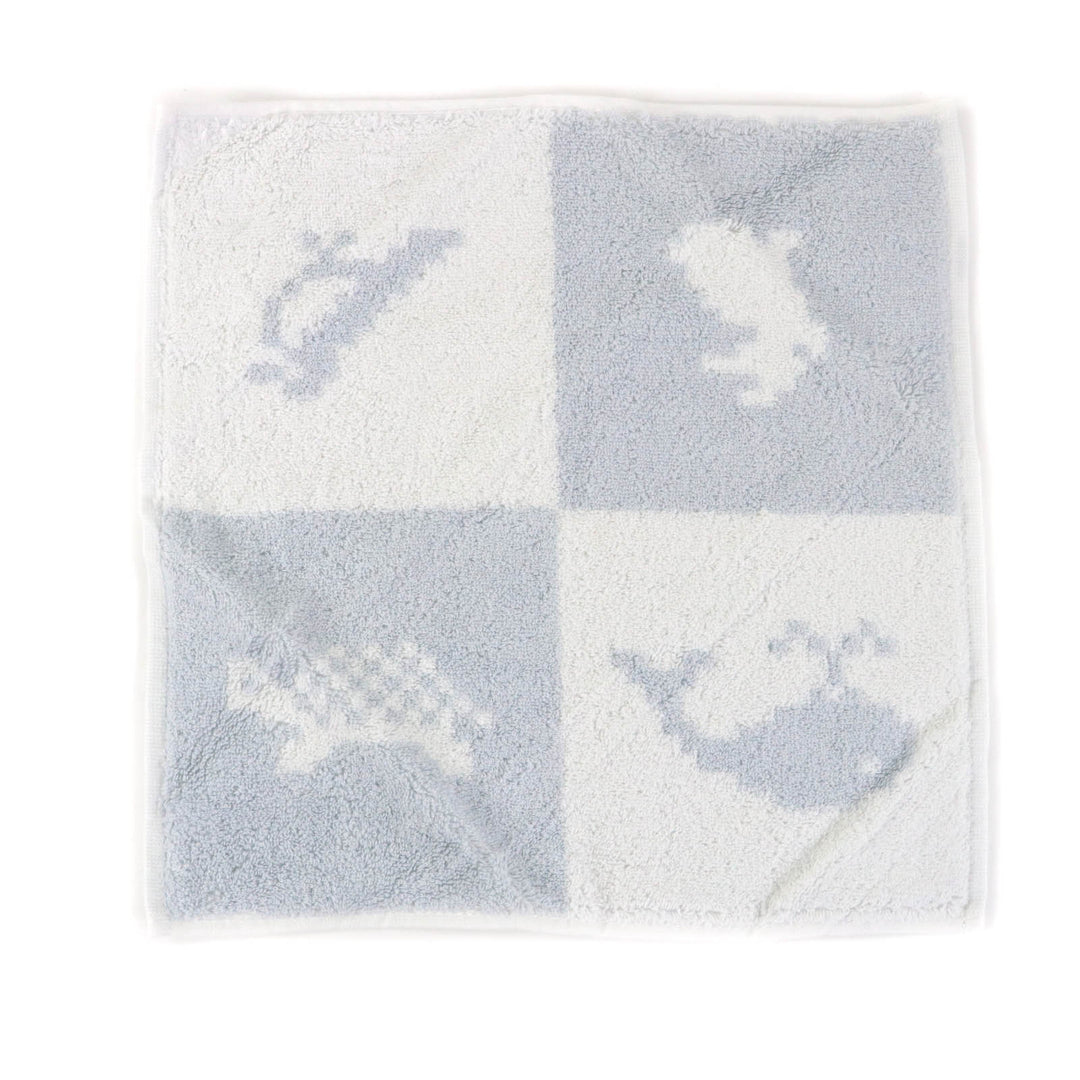 Pristine HERMES towel CARRE ANIMAUX PIXEL cotton Women