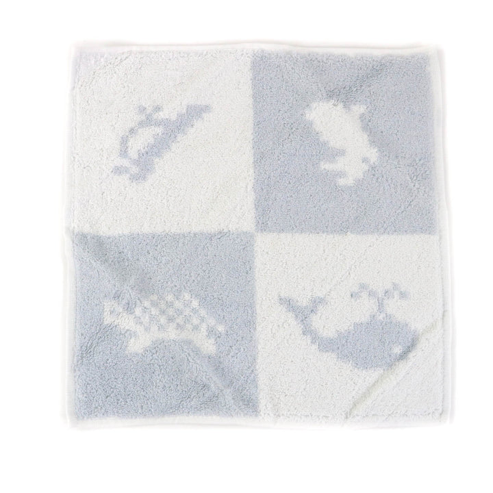 Pristine HERMES towel CARRE ANIMAUX PIXEL cotton Women