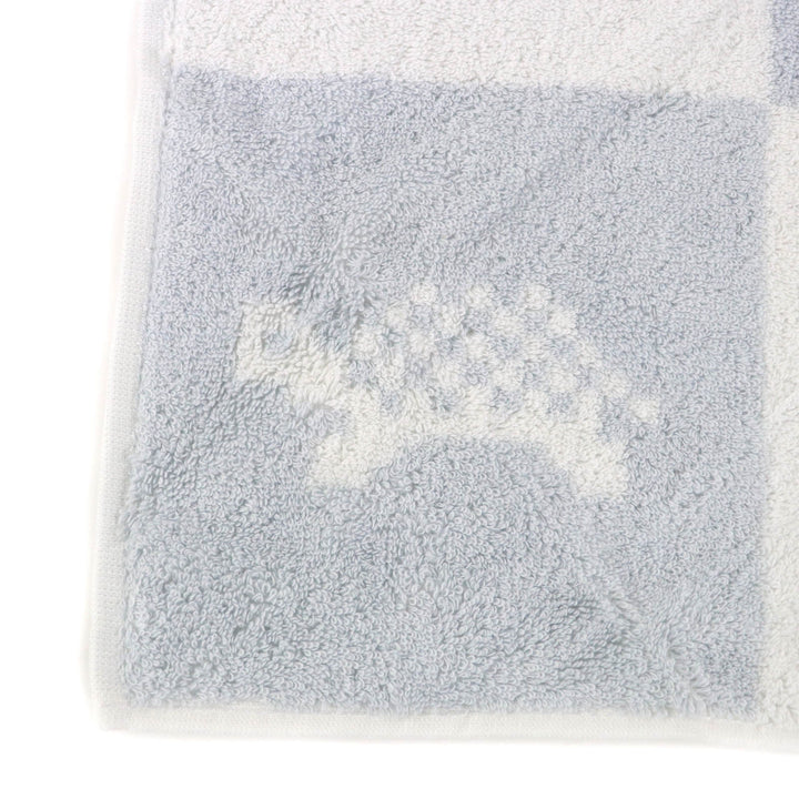 Pristine HERMES towel CARRE ANIMAUX PIXEL cotton Women