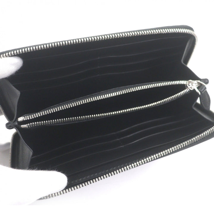 Pristine BERLUTI Purse Itauba Patine Calligraphy Scritto Long Wallet Dark brown
