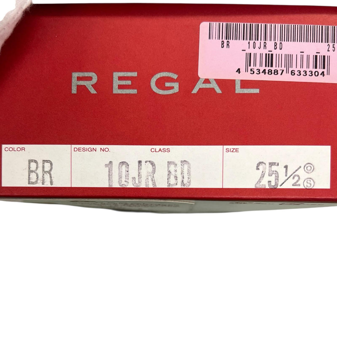 Pristine REGAL Leather shoes Brown mens 25.5 10JRBD