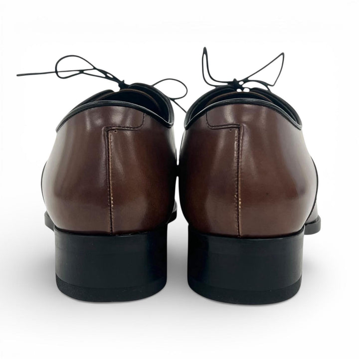 Pristine REGAL Leather shoes Brown mens 25.5 10JRBD