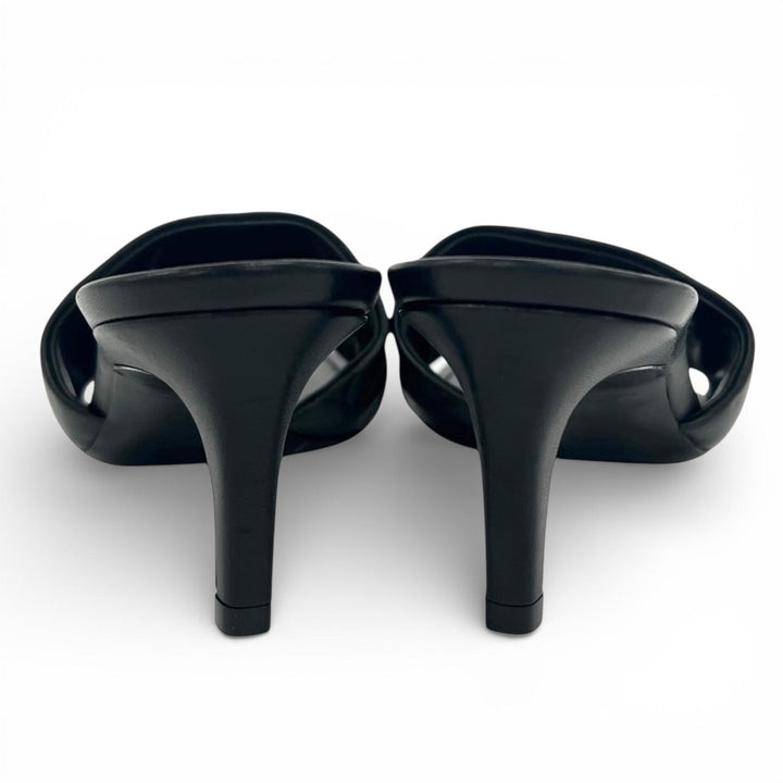 Pristine LOUIS VUITTON Sandals Monogram Mules black Women 38.5