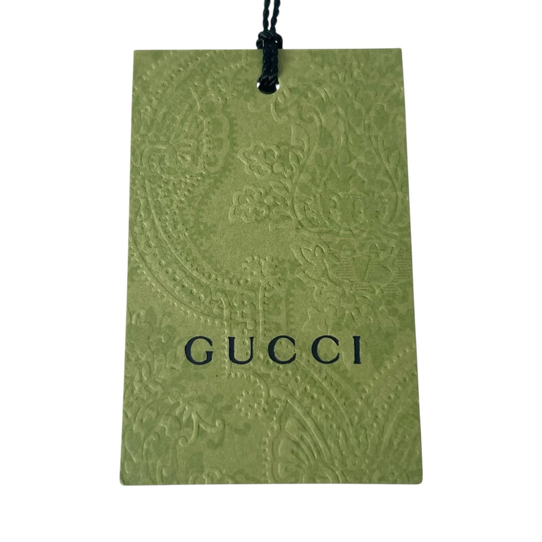 Excellent GUCCI tie TIE FEDRA 8.0 GG pattern Navy silk mens 456520