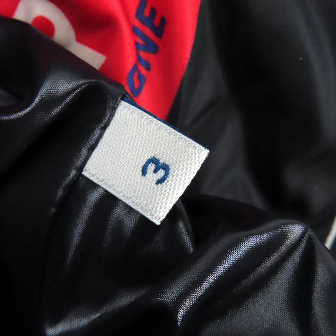 Great MONCLER Down jacket WILSON Logo print, logo patch, hooded black mens 3