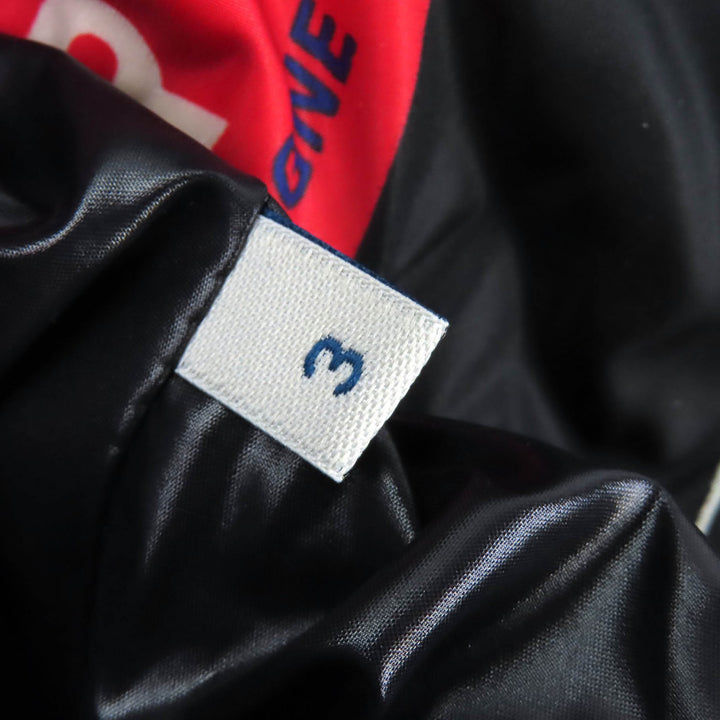 Great MONCLER Down jacket WILSON Logo print, logo patch, hooded black mens 3