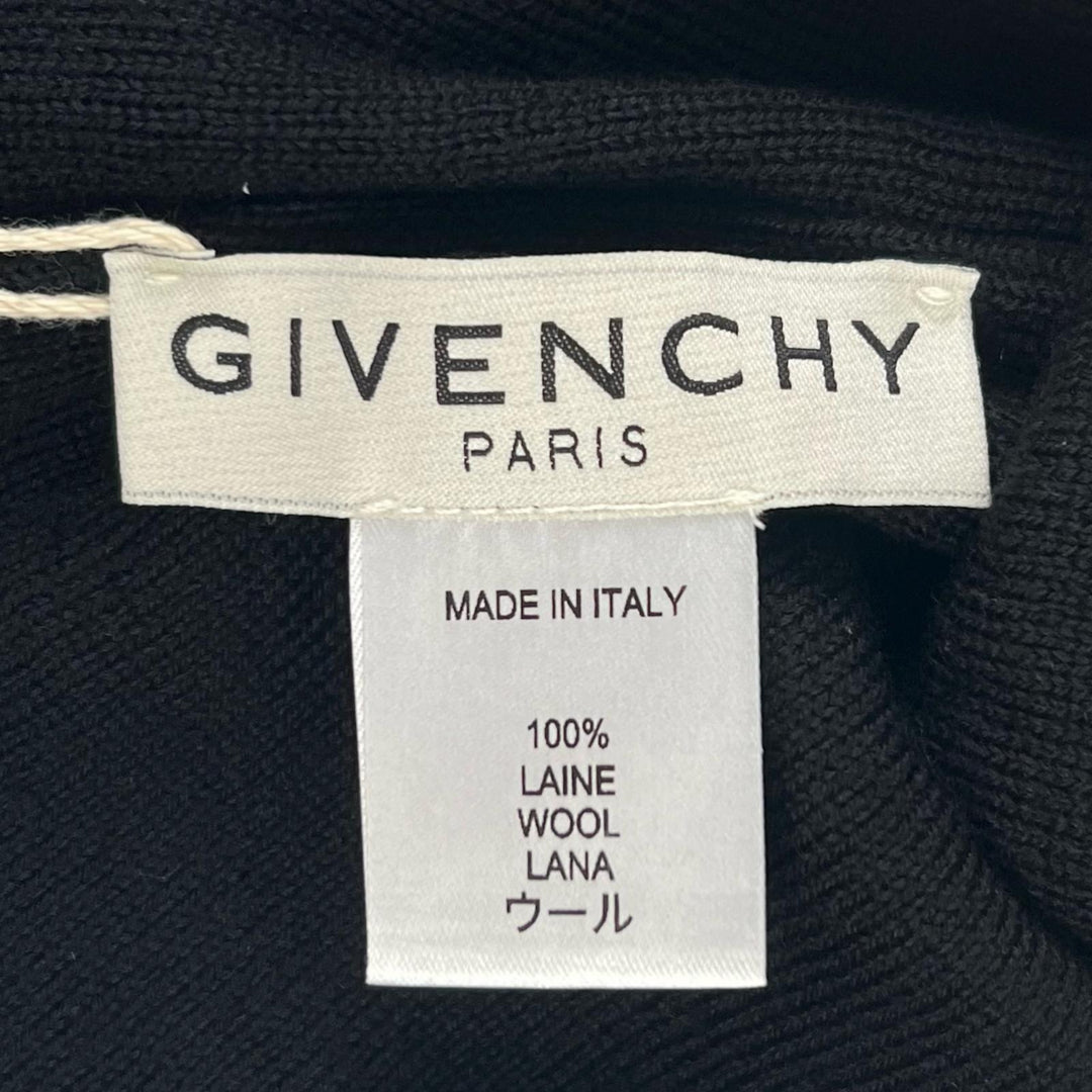 Pristine GIVENCHY Knit cap black wool mens
