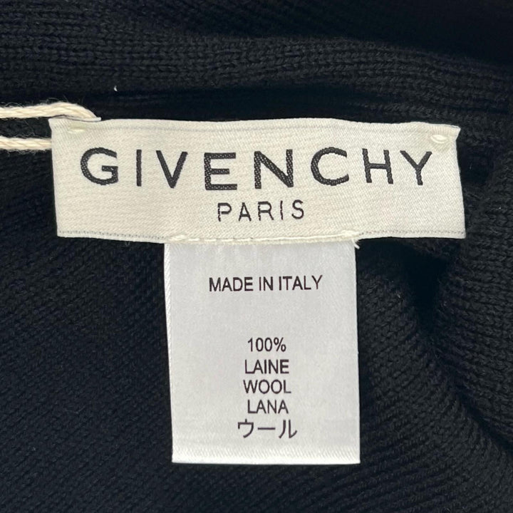 Pristine GIVENCHY Knit cap black wool mens