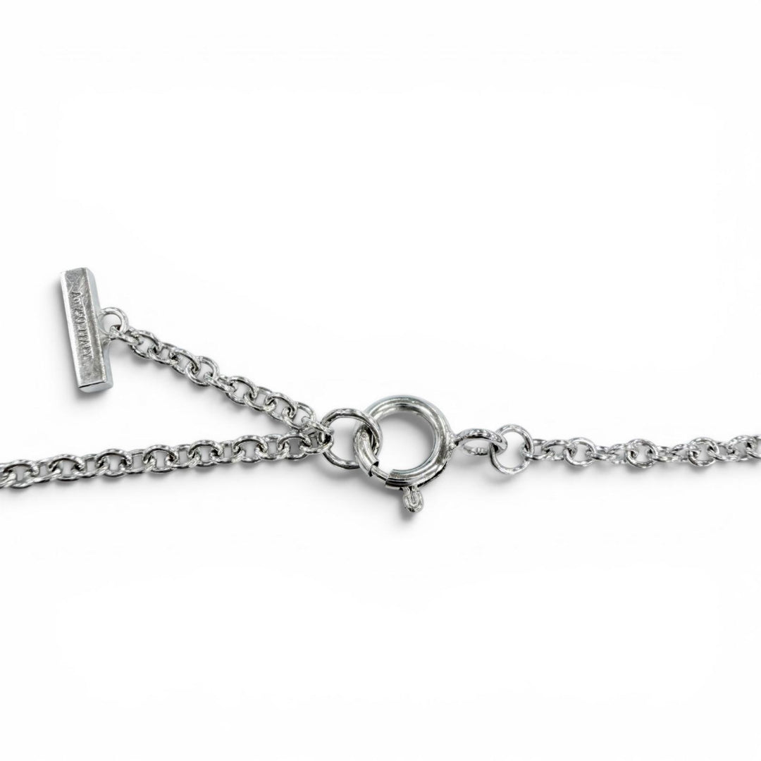 Great TIFFANY&Co. bracelet T Smile Bracelet White gold AU750 Women