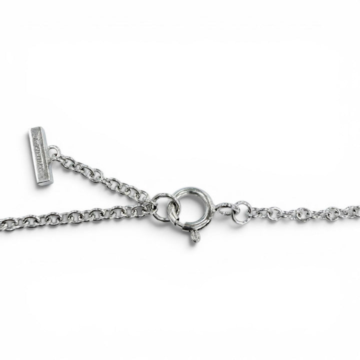 Great TIFFANY&Co. bracelet T Smile Bracelet White gold AU750 Women