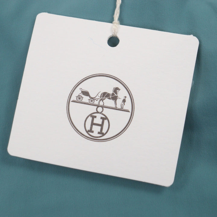 新品 HERMES ベストグリーンナイロン メンズ 46