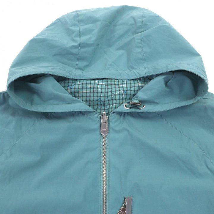 新品 HERMES ベストグリーンナイロン メンズ 46