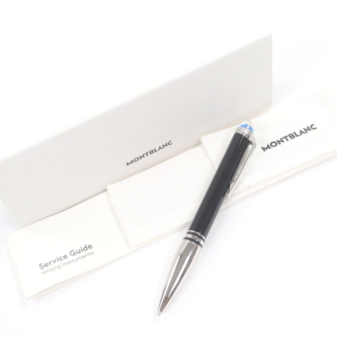Excellent MONTBLANC Ballpoint pen Starwalker Due Blue Dome