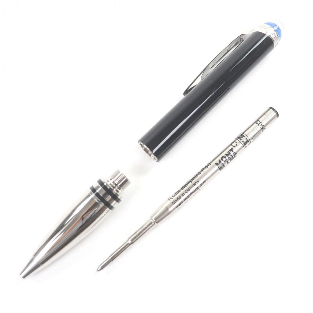 Excellent MONTBLANC Ballpoint pen Starwalker Due Blue Dome