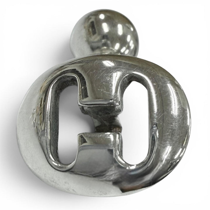 Great HERMES Cufflinks cufflinks H logo, hallmark included. Silver 925 mens