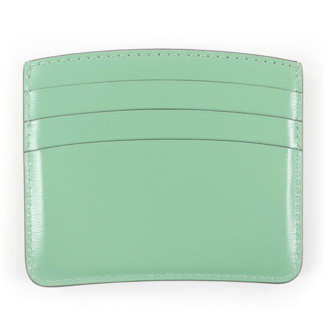 Pristine Cartier Card Case PANTHERE C card holder Grained calfskin Leather Women